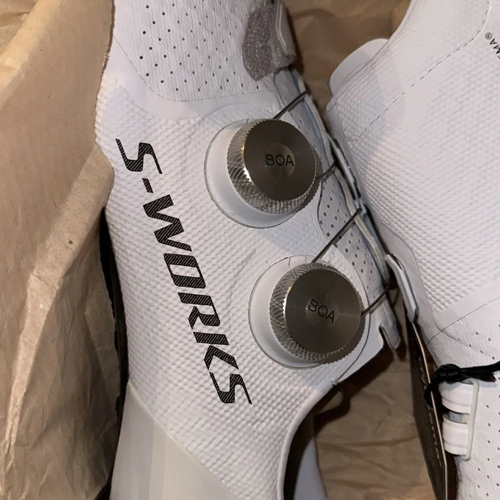 🔥NEW SPECIALIZED S-Works 7 Road Women Cycling Shoes WHITE - Picture 9 of 11